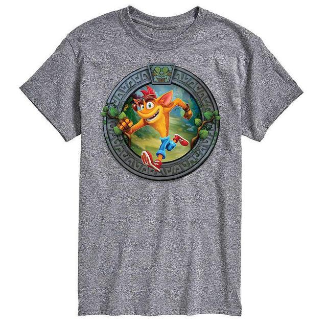 Big & Tall Crash Bandicoot Stone Frame Graphic Tee, Mens Product Image