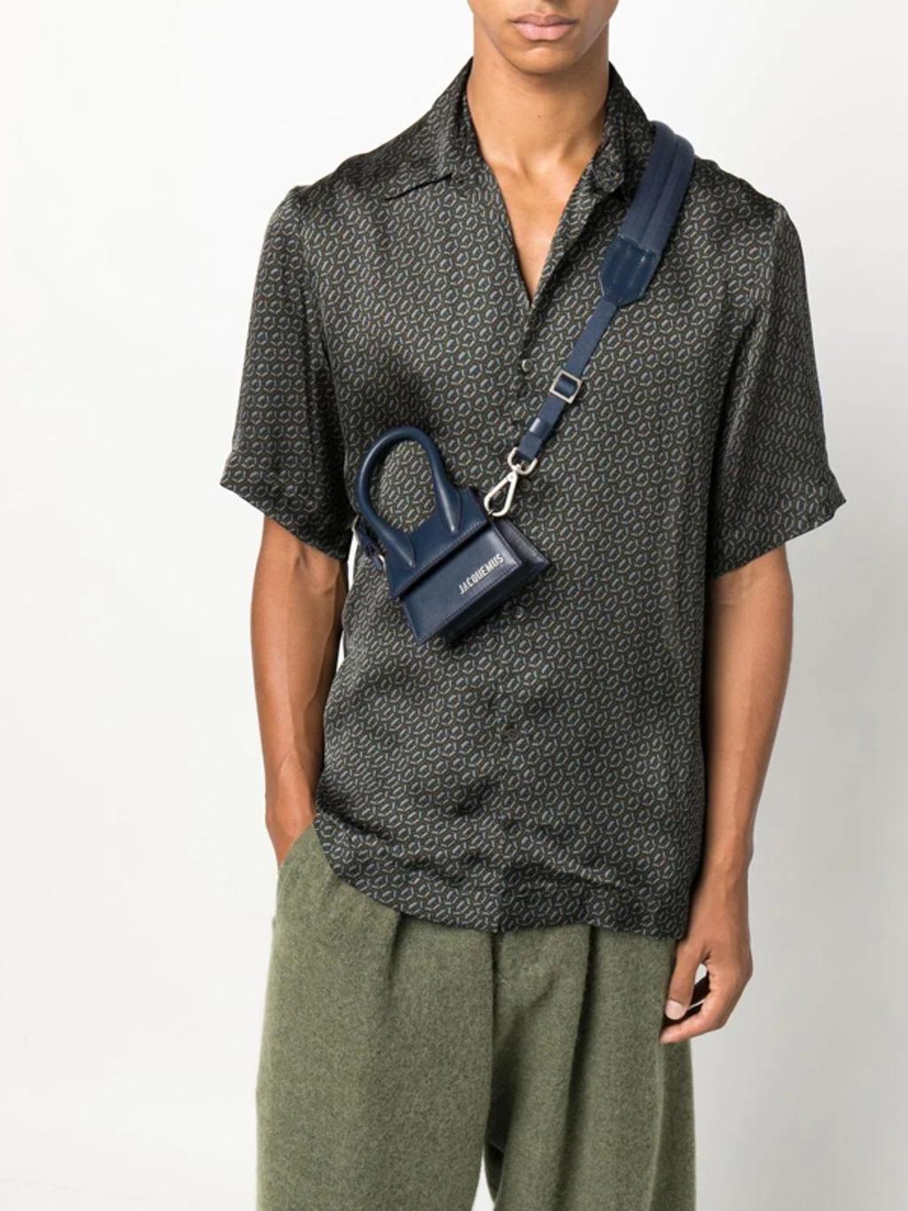 JACQUEMUS Le Chiquito Homme Mini Tote Bag In Blau Product Image