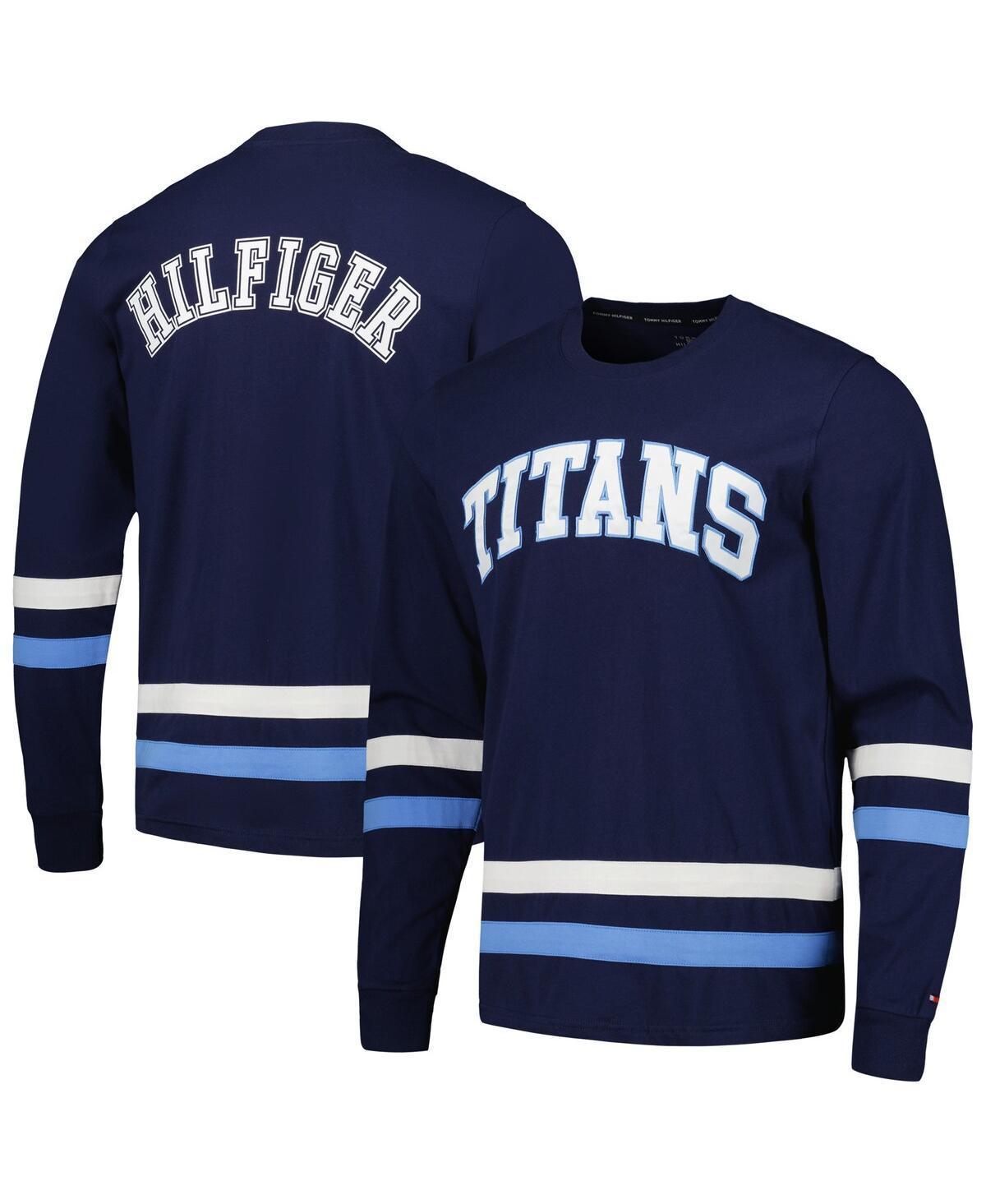 Mens Tommy Hilfiger Navy Tennessee Titans Nolan Long Sleeve T-shirt - Navy Product Image