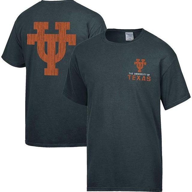 Mens Comfort Wash Charcoal Texas Longhorns Vintage Logo T-Shirt Product Image