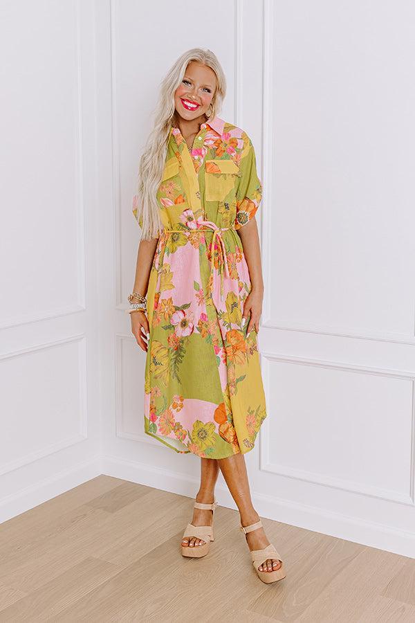 Sunny Day Stroll Floral Midi Product Image