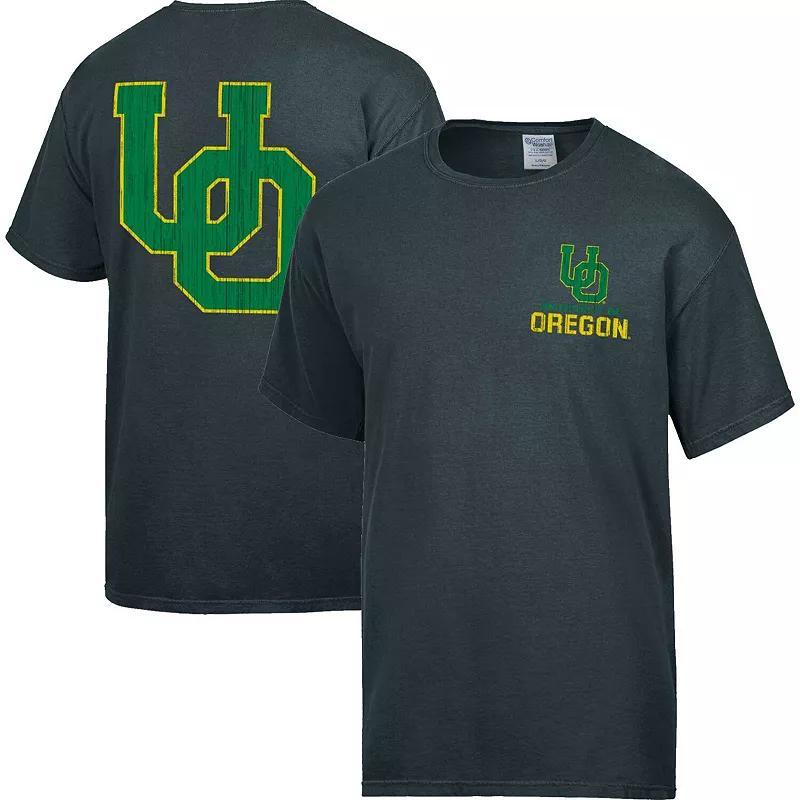 Mens Comfort Wash Charcoal Oregon Ducks Vintage Logo T-Shirt Product Image