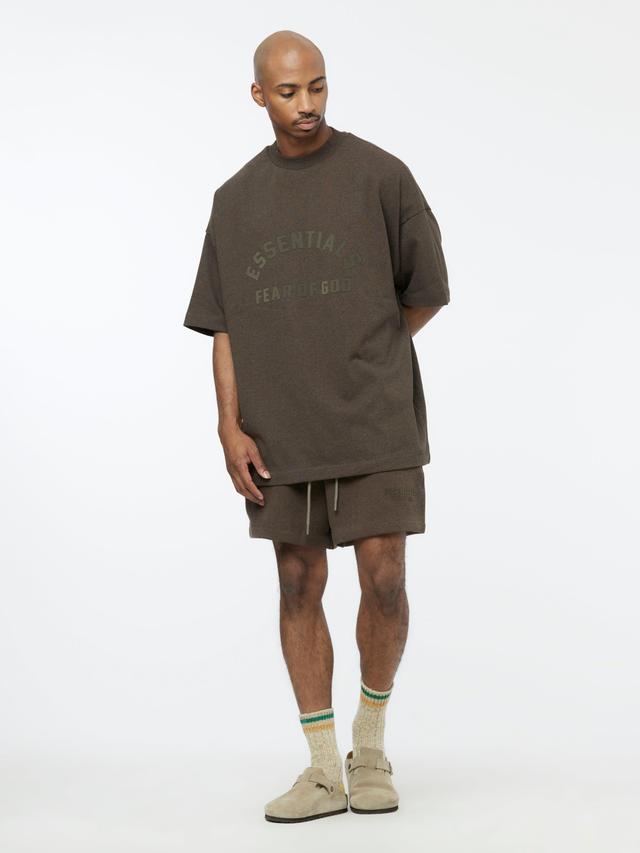 Essentials Heavy S/S Tee SU24 (Heather Wood) Product Image