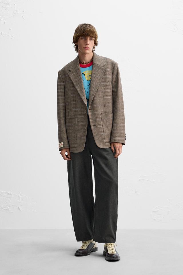 PLAID BLAZER X HARRY LAMBERT Product Image