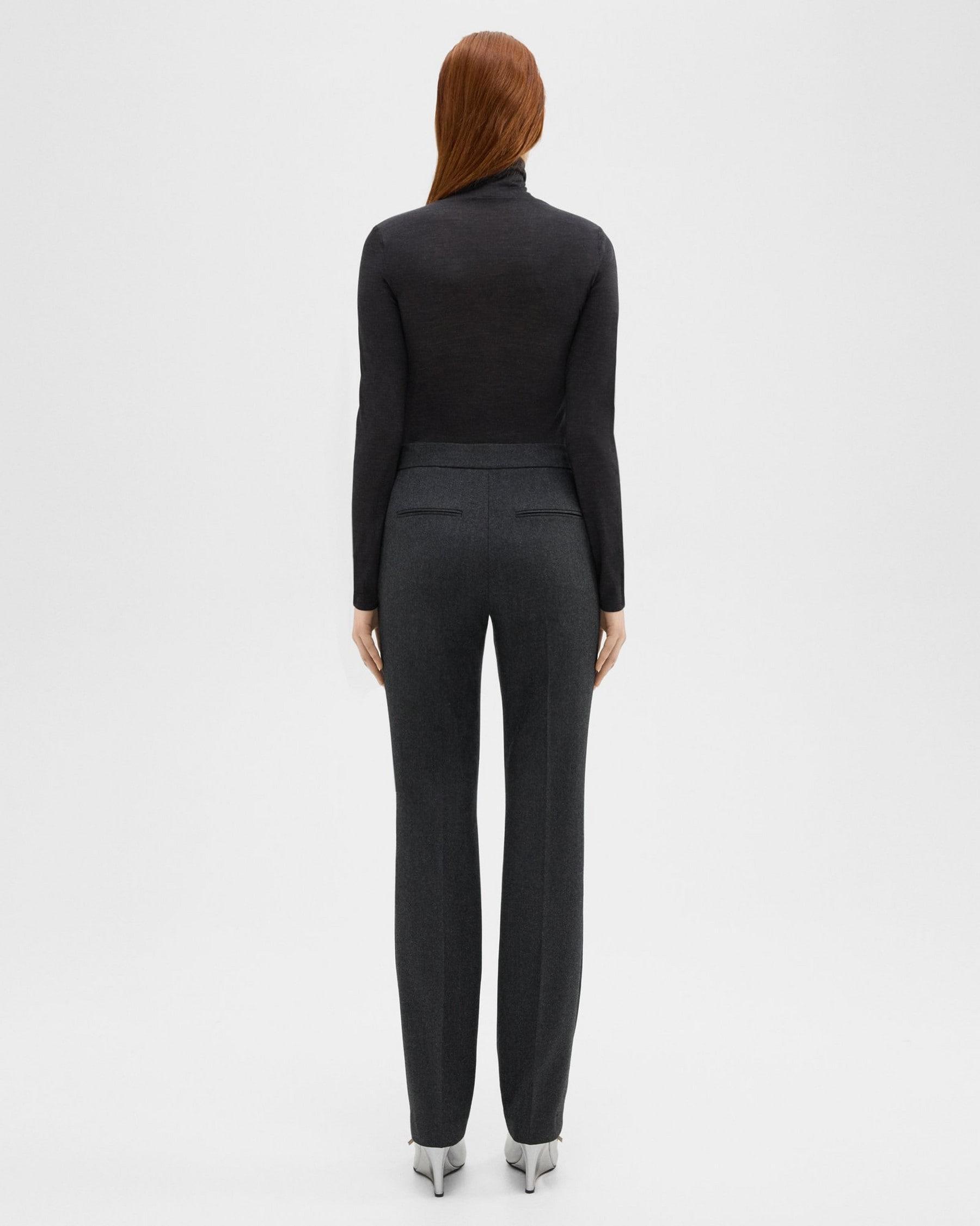 Slim-Straight Pant in Mélange Sleek Flannel Product Image