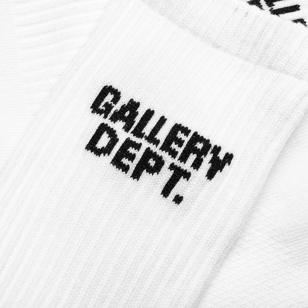 Asics x Gallery Dept. Training Crew Socks (1 Pack) - Brilliant White Male Product Image