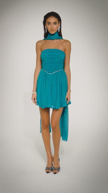 Chloe Dress (Blue) Product Image