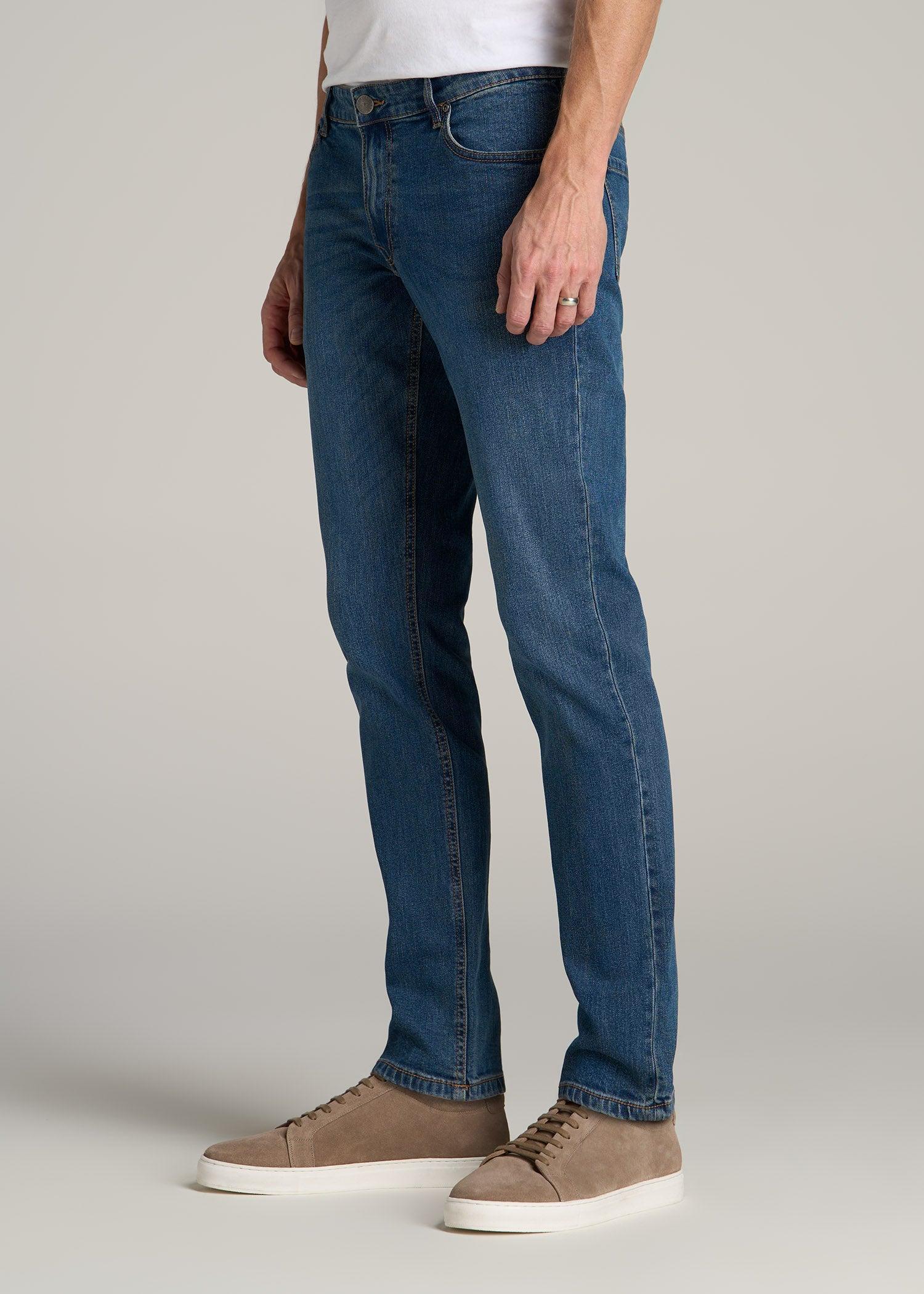 Carman TAPERED Jeans for Tall Men in Worn Blue Male Product Image