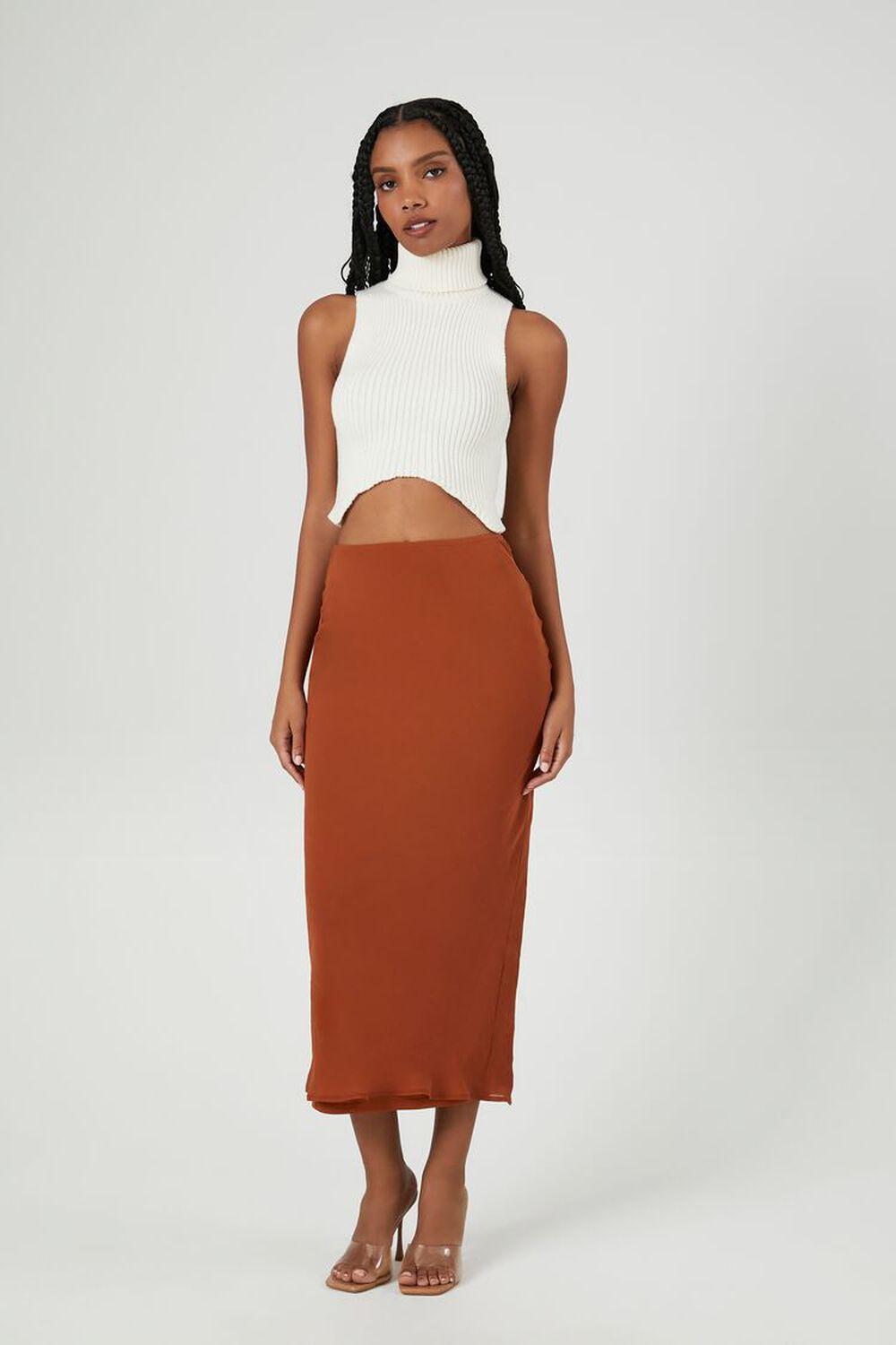 Chiffon Midi Skirt | Forever 21 Product Image