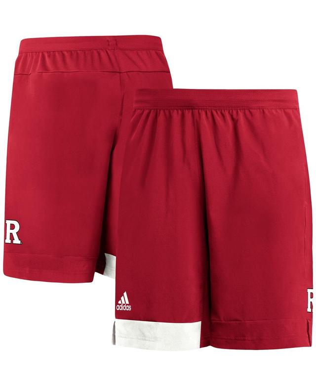 Mens adidas Scarlet Rutgers Scarlet Knights Aeroready Training Shorts Product Image