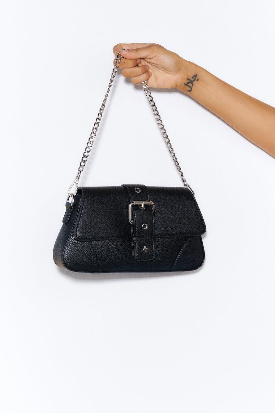 PETA + JAIN Maddy Bag Black Pebble Silver Product Image