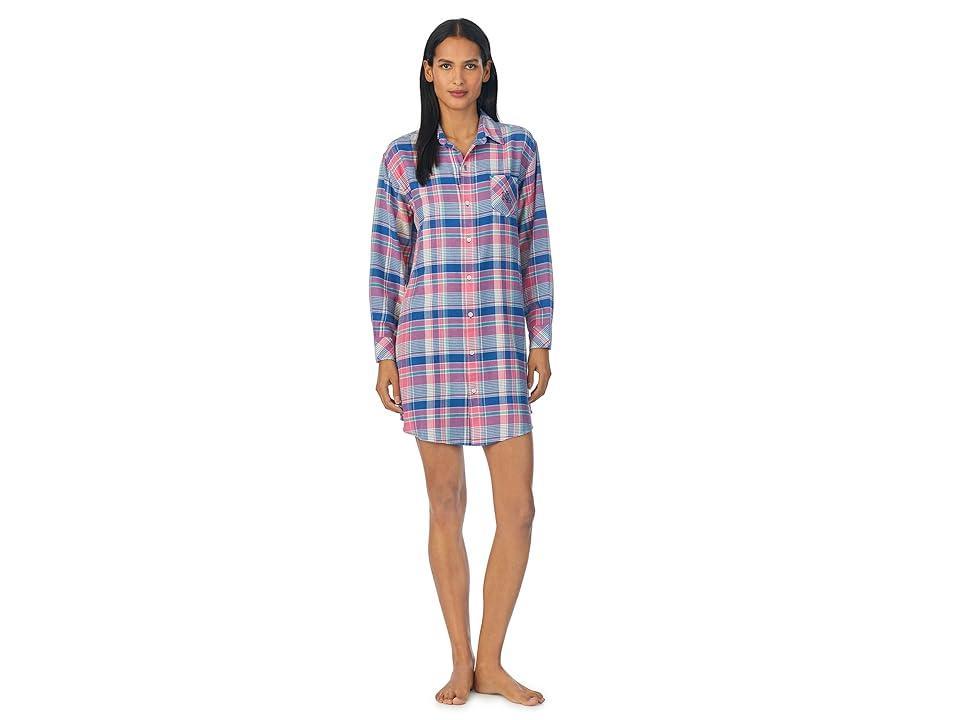 Lauren Ralph Lauren Plaid Sleep Shirt Product Image