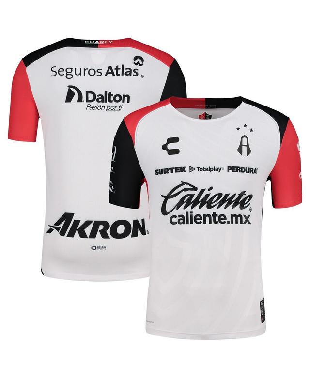 Charly Mens White/Black Club Atlas 2024/25 Away Authentic Jersey - White, Black Product Image