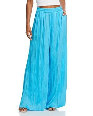 Lillian Wide Leg Pants In Blue Atoll Product Image