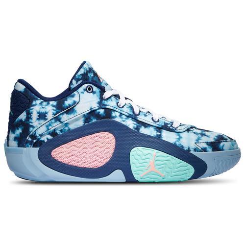 Jordan Mens Jayson Tatum Jordan Tatum 2 GPX - Mens Basketball Shoes Blue Void/Bleached Coral Product Image