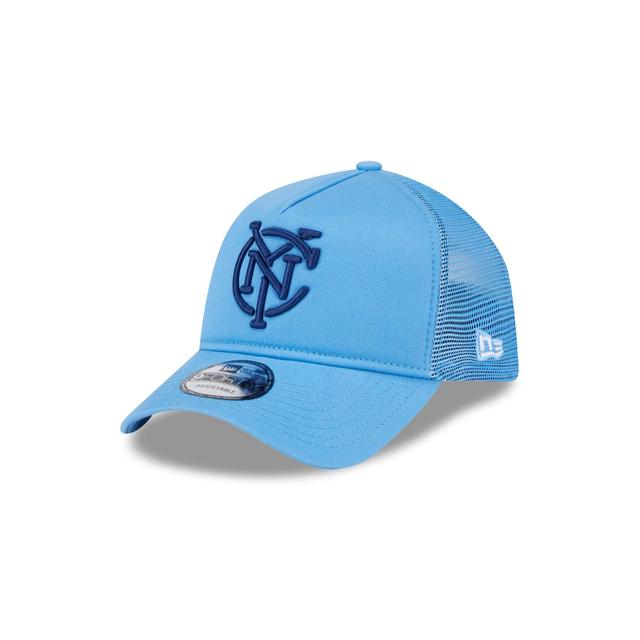 New York City FC Team 9FORTY A-Frame Snapback Hat Male Product Image