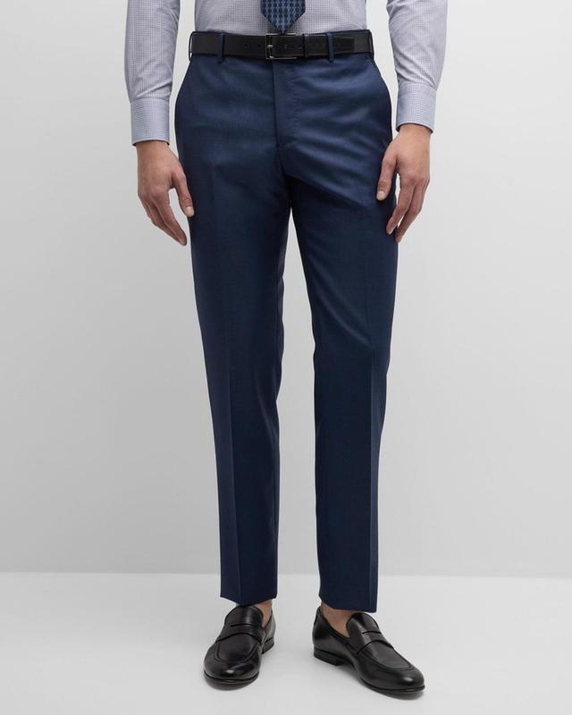 Mens Parker Classic Flat-Front Trousers Product Image