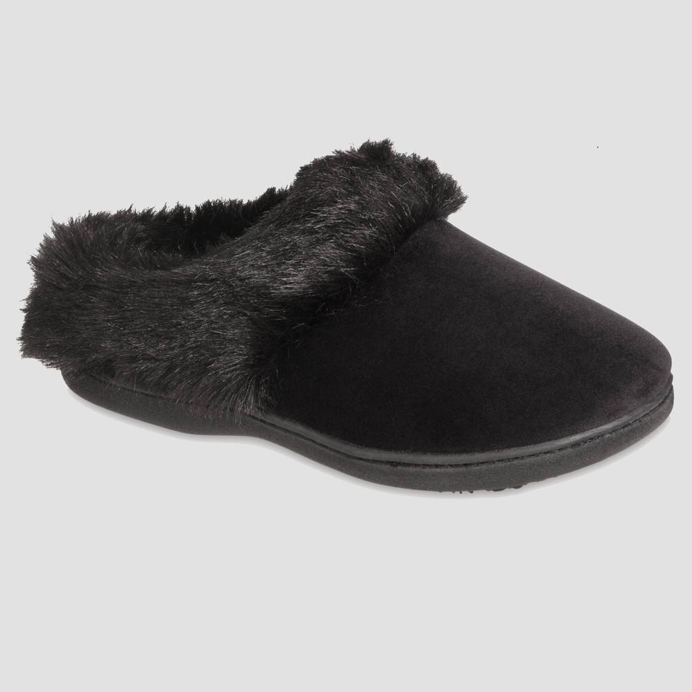 isotoner Memory Foam Velour Valerie Comfort Hoodback Womens Slippers Product Image