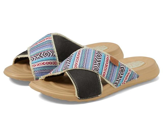 Hey Dude Christi Slide Festival Multi) Women's Shoes Product Image