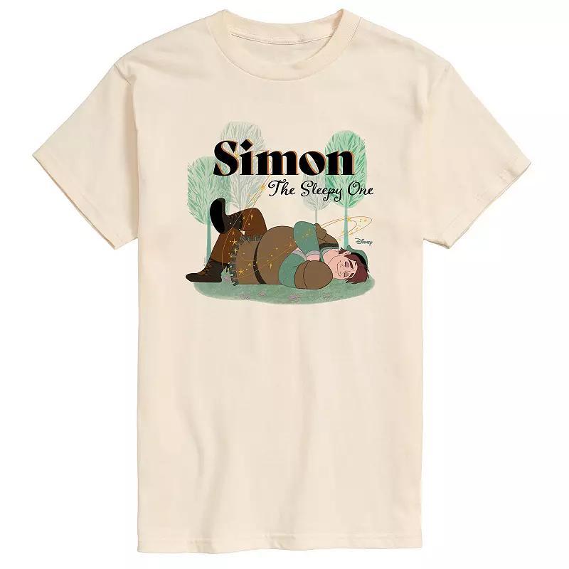 Disneys Wish Big & Tall Simon The Sleepy One Graphic Tee, Mens Product Image