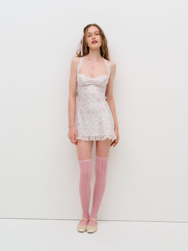 Sabrina Slip Dress — Pink Product Image