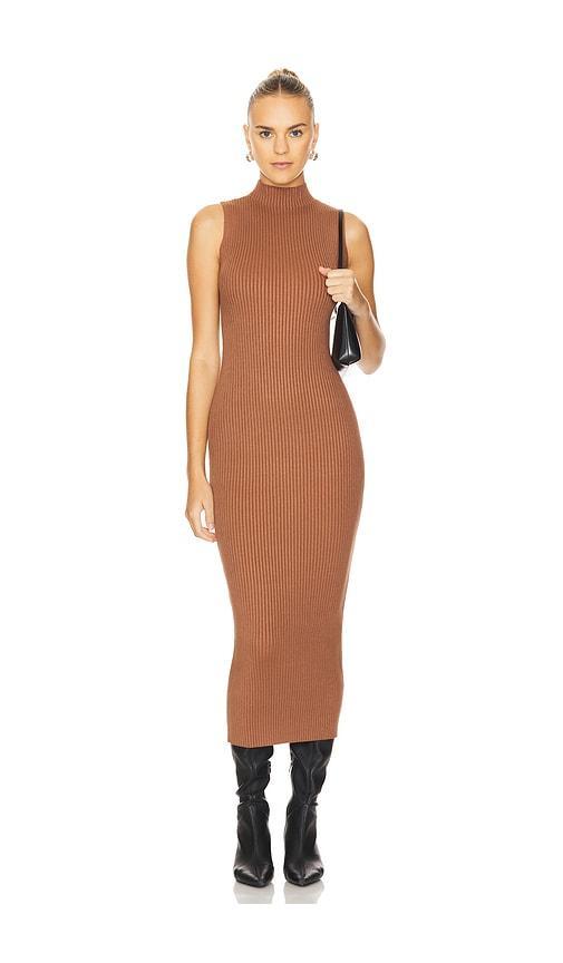 Lovers and Friends Adalee Midi Dress in Brown Product Image