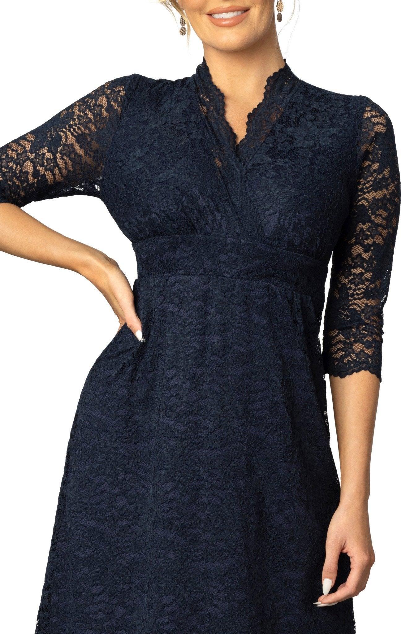 Scalloped Boudoir Lace Dress Product Image