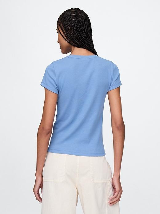 Modern Rib Cropped T-Shirt Product Image