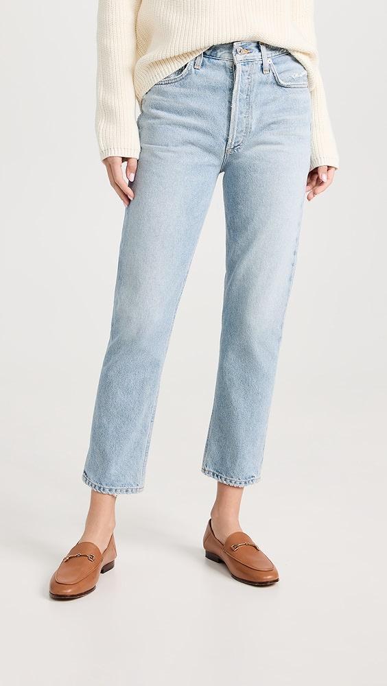 Citizens of Humanity Charlotte Crop High Rise Straight Jeans | Shopbop product image