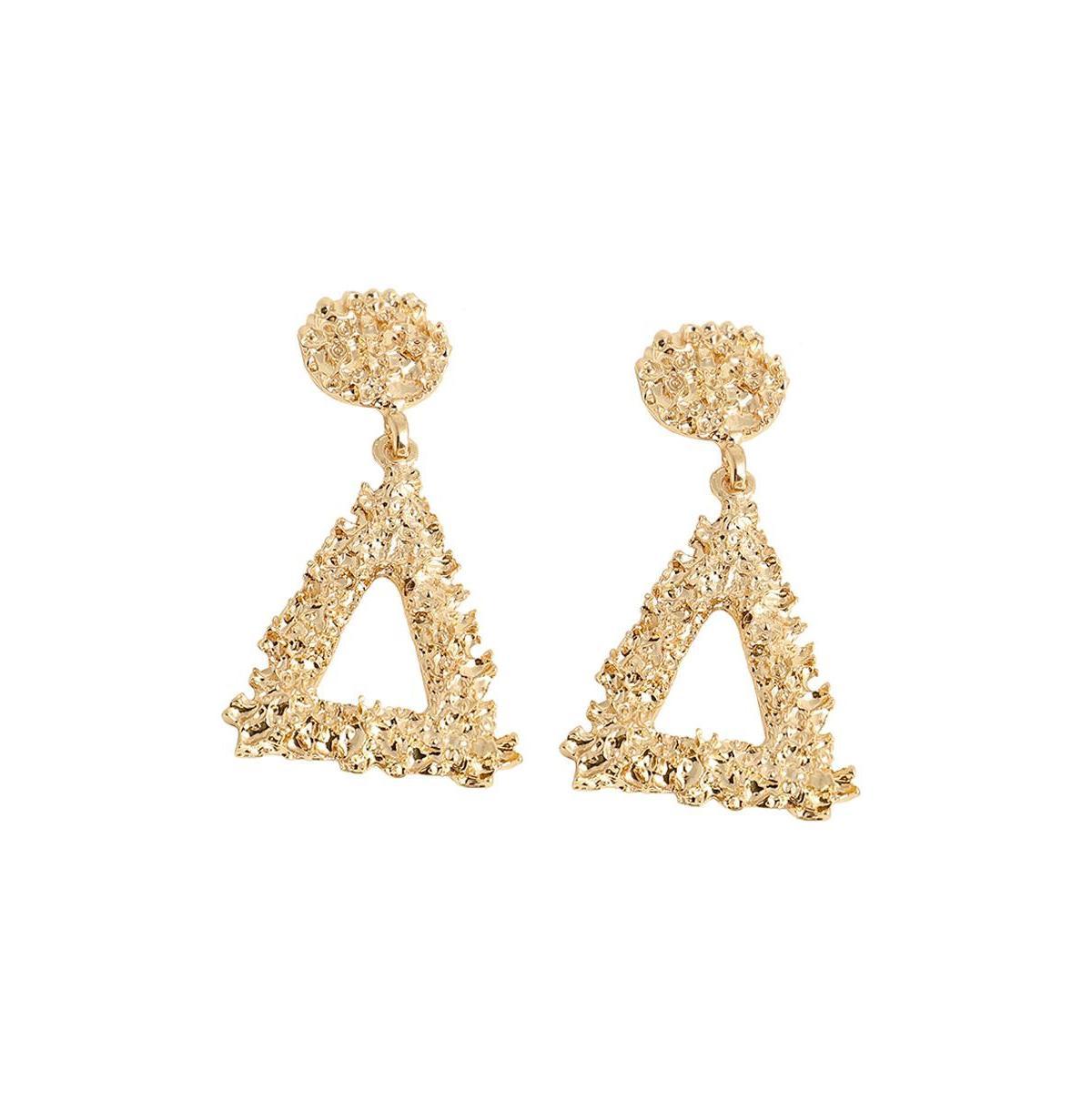 Sohi Womens Corroded Drop Earrings Product Image