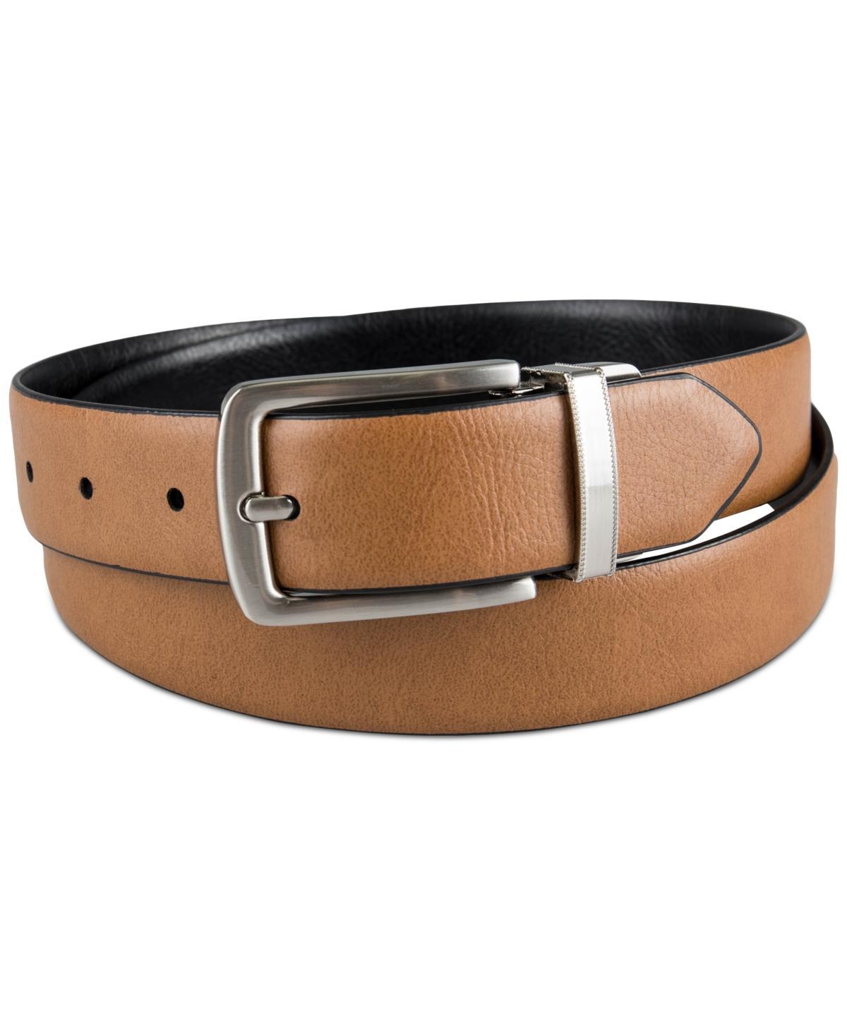 Club Room Mens Reversible Dress Belt, Created for Macys - Tan/ Product Image