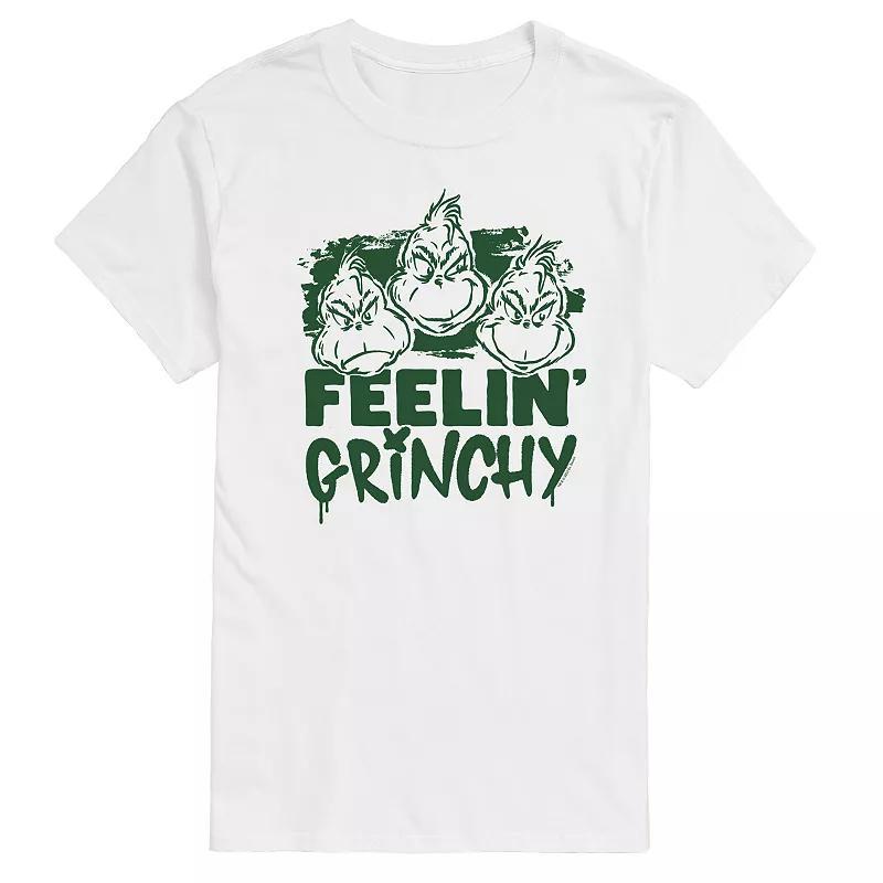 Big & Tall Dr. Seuss Feelin Grinchy Graphic Tee, Mens Product Image