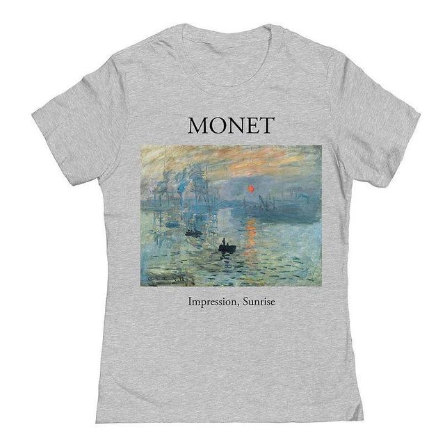 Juniors Monet Impression Sunrise Womens Graphic Tee, Girls Product Image