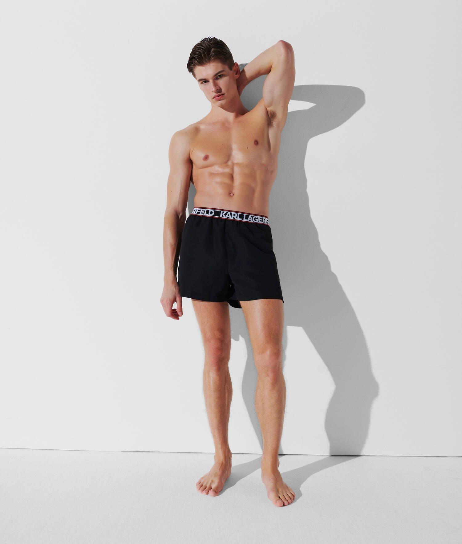 ESSENTIAL KARL LOGO BOARD SHORTS  Product Image