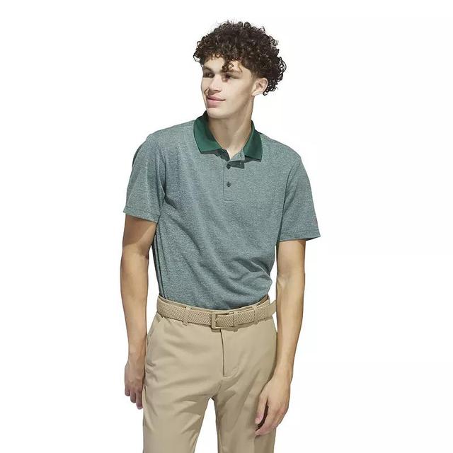 Mens adidas Adi Performance Heather Golf Polo Product Image