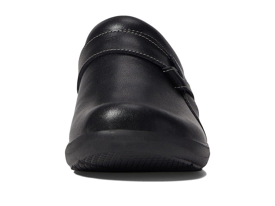 Clarks Angie Mist Leather) Women's Clog/Mule Shoes Product Image