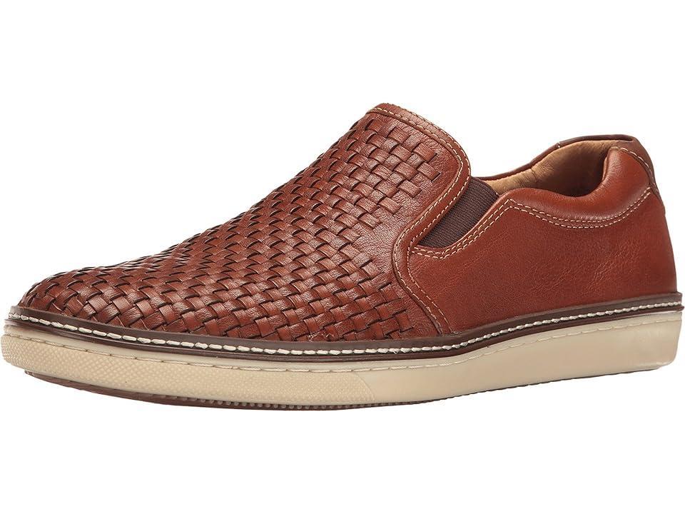 Johnston  Murphy Mens McGuffey Woven Leather Slip Product Image