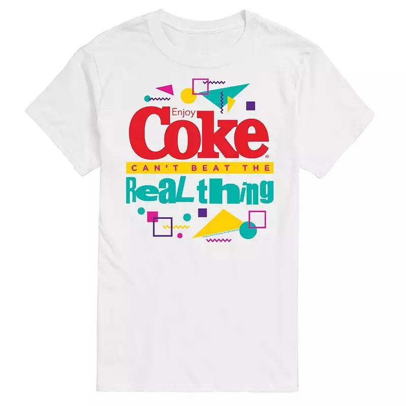 Mens CocaCola Cant Beat the Real Thing Graphic Tee Product Image