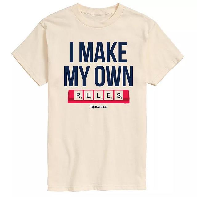 Mens Scrabble I Make My Own Rules Graphic Tee by Hasbro Product Image