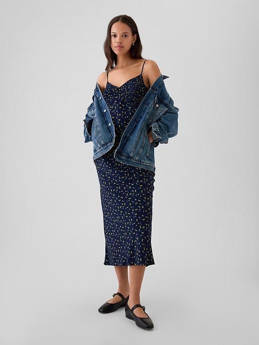 Pintuck Midi Dress Product Image