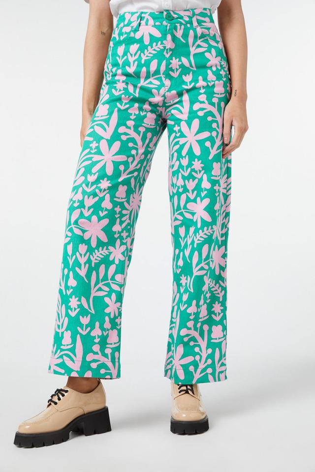 Della Floral Printed Jean Product Image