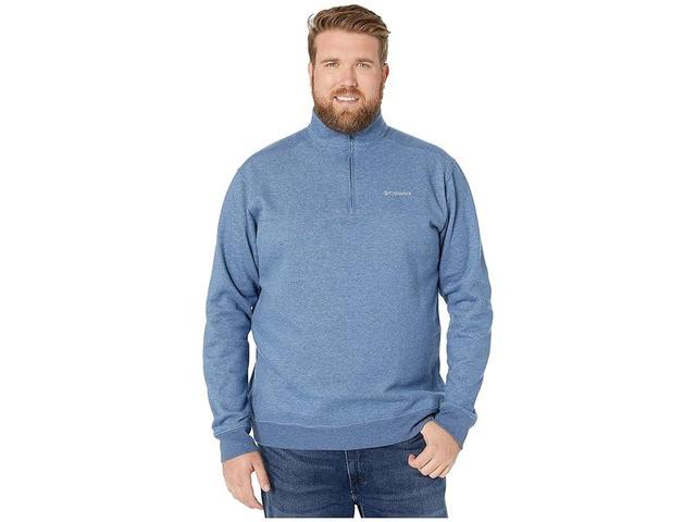 Big & Tall Columbia Hart Mountain Half-Zip Pullover, Mens Carbon Grey Product Image