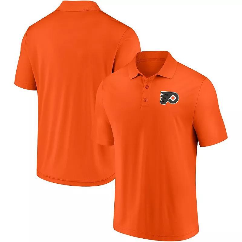 Mens Fanatics Branded Orange Philadelphia Flyers Winning Streak Polo Product Image