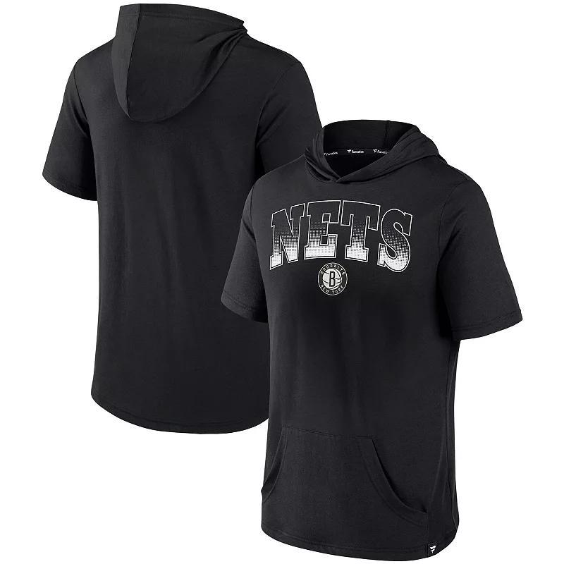 Mens Black Brooklyn Nets Guard The Rim Hoodie T-shirt Product Image