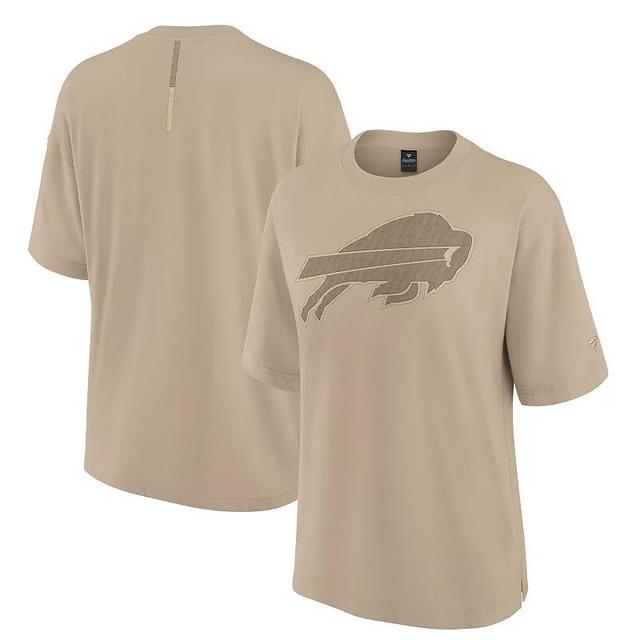 Womens Fanatics Signature Khaki Buffalo Bills Elements Oversized T-Shirt Product Image