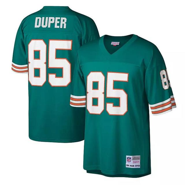 Mens Mitchell & Ness Mark Duper Aqua Miami Dolphins 1984 Legacy Replica Jersey Turquoise A Product Image