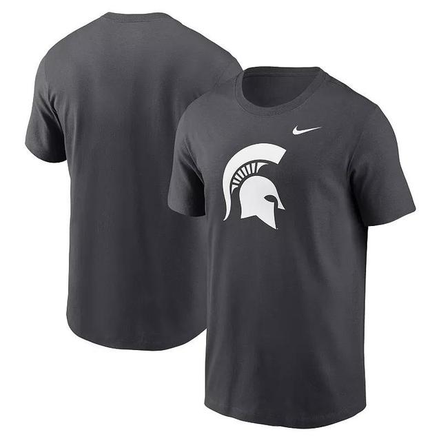 Mens Nike Anthracite Michigan State Spartans Primetime Evergreen Logo T-Shirt Product Image