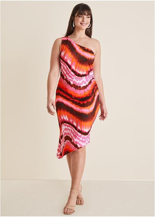 One Shoulder Dress Product Image