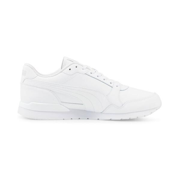 PUMA ST Runner v3 L Men's Sneakers in White/Grey/Violet Product Image