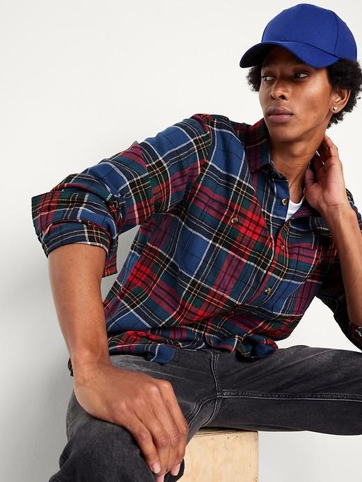 Double-Brushed Flannel Shirt Product Image